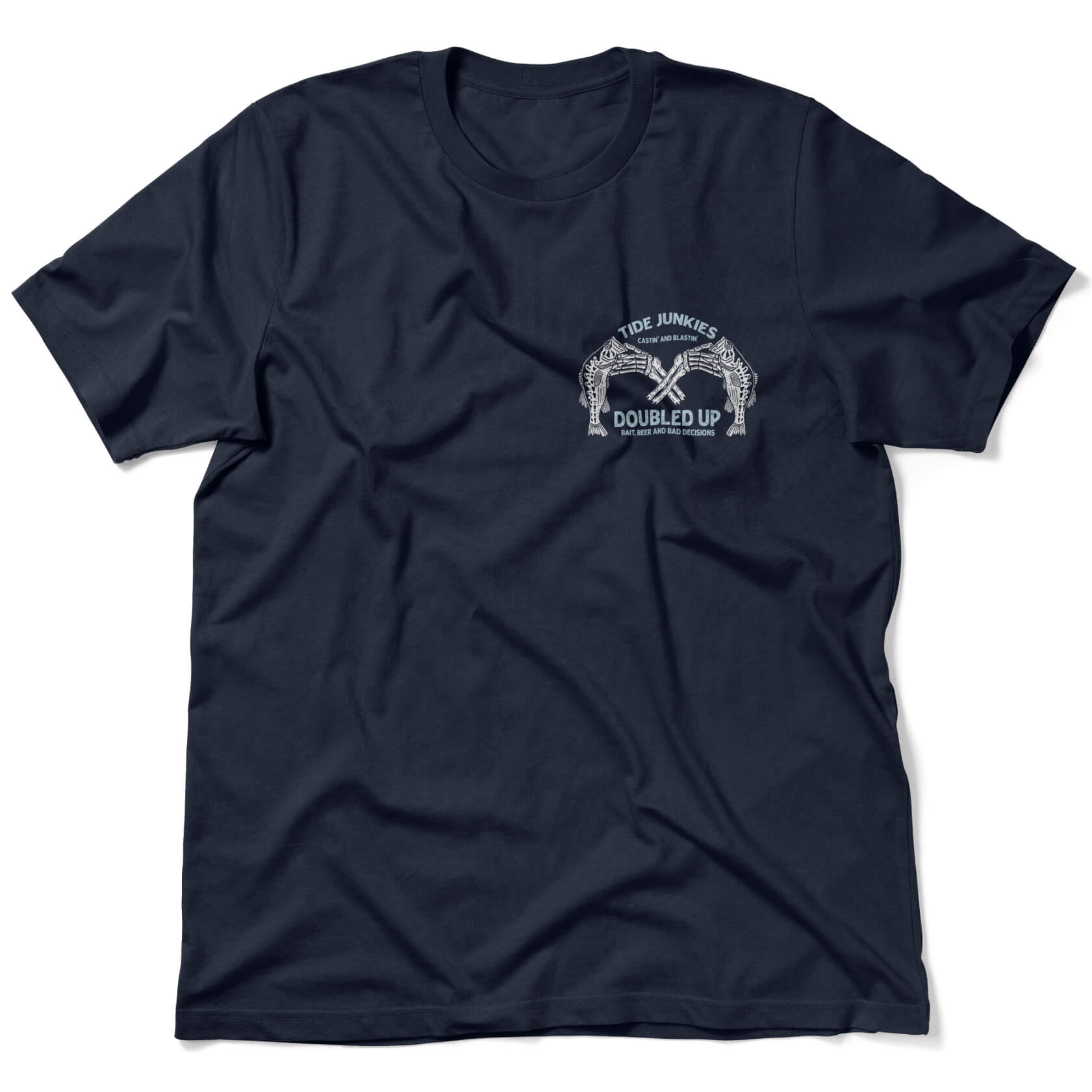 Doubled Up Tee - Navy