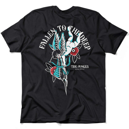 Fallen to the Deep Tee - Black