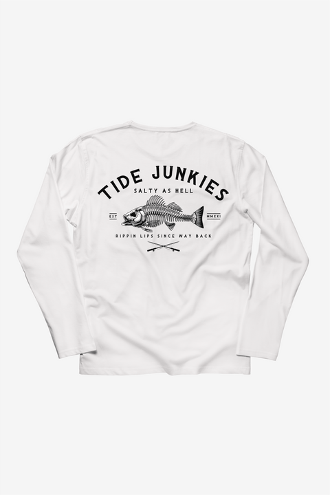 Skeleton Fish Performance L/S Tee